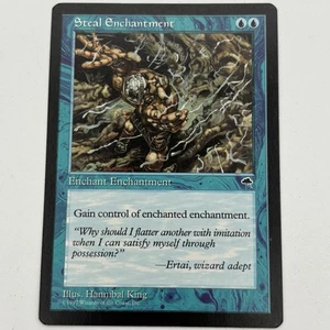 MTG Steal Enchantment - Set Tempesta - Carta Magic the Gathering quasi nuova - Foto 1 di 6