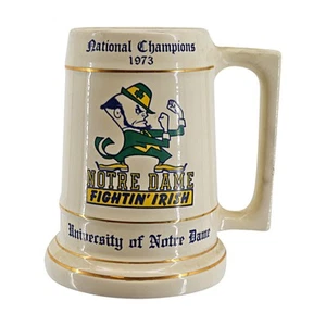 Notre Dame 1973 National Champions Stein Mug - Picture 1 of 2