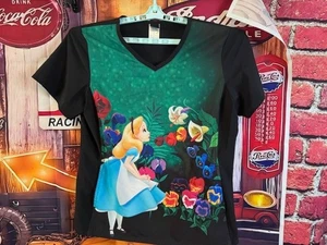 Disney Cinderella Womens Short Sleeve Scrub Top Size Large - Picture 1 of 4