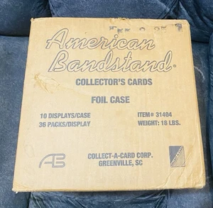 Vintage American Bandstand Collectors Cards Foil Case Factory Sealed Case - Bild 1 von 6