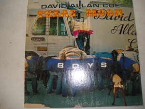 DAVID ALLAN COE Texas Moon RARE 1977 Plantation LP VG+/VG - Imagen 1 de 4