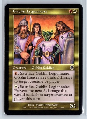 (2x) GOBLIN LEGIONNAIRE - Apocalypse – MTG Magic the Gathering Card - Common - Image 1 of 4