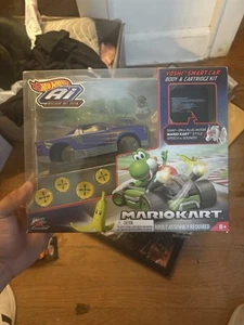 Hot Wheels AI Mario Kart Yoshi Smart Car Body & Cartridge Kit | NEW | Sealed - Picture 1 of 2