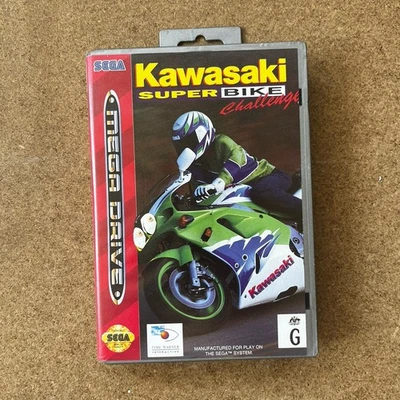 Kawasaki Superbike Challenge - Sega Mega Drive Game *FREE Next Day Post* - Image 1 of 4