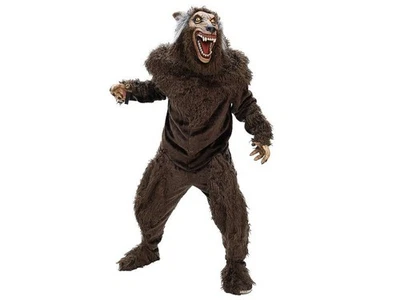 Disfraz de Hombre Lobo Adulto Halloween Traje de Vestir Luna Llena Vestido de Juego Fiesta Foto 1 de 4