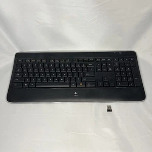 Logitech K800 (Y-R0065) Illuminated Wireless Keyboard - W/ Dongle Fully Tested - Picture 1 of 8