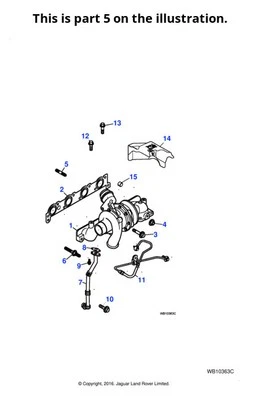 Jaguar Genuine Stud Service Replacement Fits X-Type 2001-2010 Classic JDE3985 - Image 1 of 4
