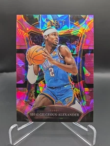 2023-24 Panini Select Mezzanine Purple Cracked Ice /99 Shai Gilgeous Alexander - Bild 1 von 3