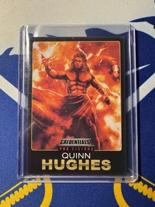 2024-25 UPper Deck Credentials #9 Pro Visions Quinn Hughes Case Hit SSP Canucks - Picture 1 of 2