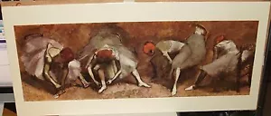 EDGAR DEGAS "BALLET DANCERS" COLOR POSTER - Picture 1 of 2