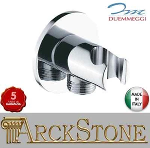 Duemmeggi Duplex Tondo In Ottone Con Presa Acqua Attacco Finitura Cromata Cromo - Picture 1 of 2