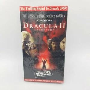 Dracula II Ascension VHS Demo Tape Full-Length Screener Wes Craven 2 2003 - Picture 1 of 4