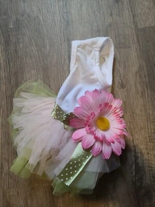 Dog Ballerina Tutu Skirt Size Small Flower - Picture 1 of 7