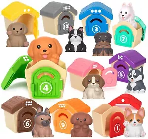 Aigybobo Learning Toys for Toddlers 1 2 3 Year Old 20 Pcs Pet Dog Toys for Ki... - Picture 1 of 7