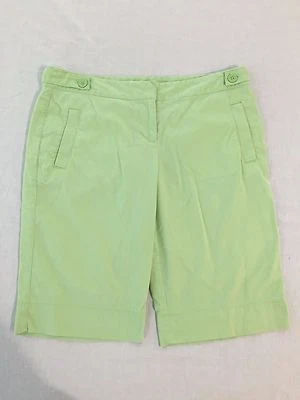 Bermudas Ann Taylor LOFT verde menta pálido algodón/spandex talla 6  Foto 1 de 4