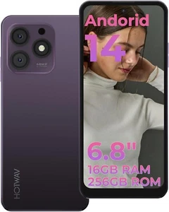 Smartphone Violet.HOTWAV Note 13 Max Téléphone débloqué,opérateur.256 Go 4G - Photo 1/6