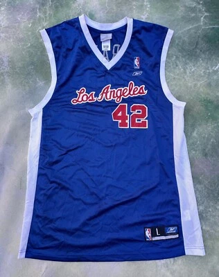 Camiseta deportiva vintage Reebok NBA Los Angeles Clippers marca Elton #42 talla L. Foto 1 de 4