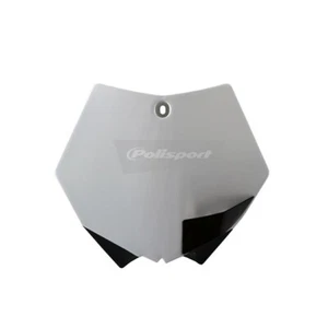 POLISPORT KTM SX/SXF 125-450 07-12 VORDERES KENNZEICHENBRETT WEISS - Bild 1 von 1