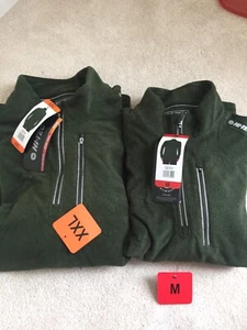 NWT Hi Tec Men`s 1/4 Zip Fleece Lightweight Thermo Jacket VARIETY!!! - Picture 1 of 5