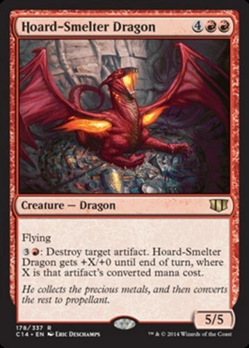 x1 Hoard-Smelter Dragon R MTG Commander 2014 M/NM, English - Image 1 of 1