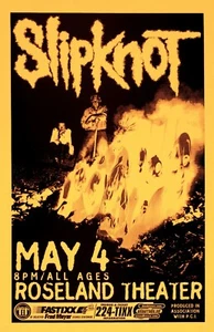 Slipknot Reproduction 4" x 6" Mini Concert Poster Free Top Loader - Picture 1 of 2