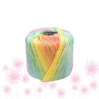 Healifty Rainbow Cotton Yarn for Knitting and Crochet