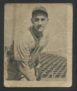 Larry Jansen NY GIANTS 1948 BOWMAN #23 PLIEGUES JUSTOS - Imagen 1 de 2