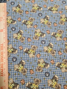 Boyds Bear Cotton fabric by the yard 45" wide - Picture 1 of 1