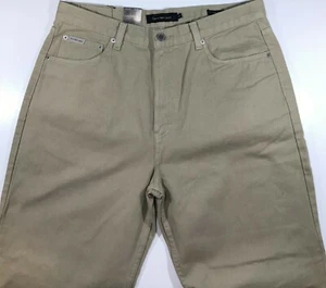 Calvin Klein Jeans einfache Passform klassische Passform konische Beinjeans für Herren 36x34 khaki... - Bild 1 von 11