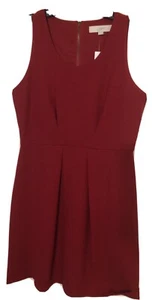 Ann Taylor loft Womens size 0 Red Dress - Picture 1 of 5