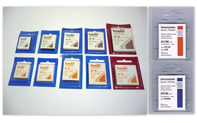 TASCHINE PER FRANCOBOLLI A SCELTA - FONDO NERO O TRASPARENTE 1. PARTE - Bild 1 von 2