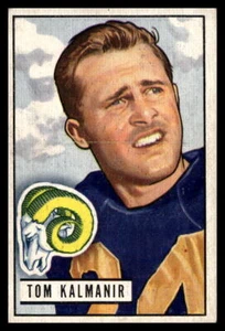 1951 Bowman #77 Tom Kalmanir Los Angeles Rams EX-EXMINT print line - Picture 1 of 2