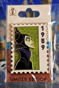 Disney DEC Pin - Stamp 1959 Maleficent - LE 250 Villain Sleeping Beauty - Picture 1 of 1