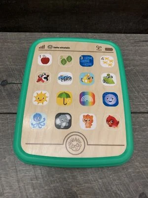Tableta Baby Einstein Magic Touch Curiosity interactiva madera 150+ juguete musical  Foto 1 de 4