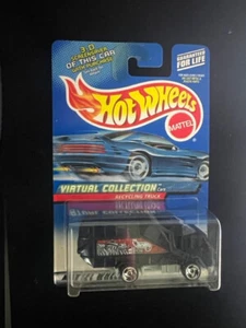 HOT WHEELS VIRTUAL COLLECTION BLACK ON CARD RECYCLING TRUCK 2000 # 143(HW2) - Picture 1 of 2