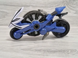 Bandai Power Rangers Samurai Blue Ranger Disc Cycle Motorcycle 2010 RETRO TOY - Picture 1 of 4