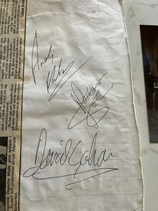 Depeche Mode 1982.11.25 Konzertshow Schweden signiert Autogramme Ticket selten - Bild 1 von 3