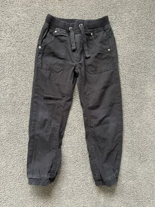 Boys Pumpkin Patch Black Cargo Pants Size 6 - Picture 1 of 3