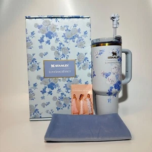 Love Shack Fancy Tumbler 40oz Holiday Rosa Beaux Blue - Picture 1 of 3