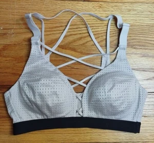 Sujetador deportivo VICTORIA'S SECRET VSX SPORT 32B beige negro malla - Imagen 1 de 3