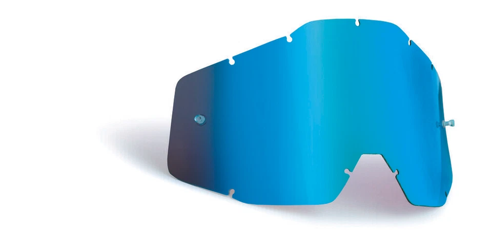 FMF Vision Replacement Lens for PowerCore/Bomb Goggles (Blue Mirror) - Image 1 of 1