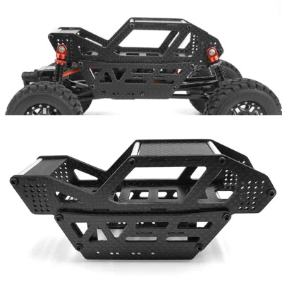 For 1:24 Axial SCX24 RC Car Carbon Fiber & Aluminum Frame Roll Cage Body Shell - Image 1 of 4