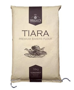 Wright's Tiara Premium White Bakers Bread Flour, 16kg - Picture 1 of 3