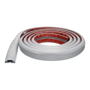8ft Cord Cover Floor W0.71"xH0.39" Hide Extension Cable Wire Covers Grey - Photo 1/7