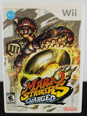 Nintendo Wii: Mario Strikers Charged Nintendo Selects Red Label REFINISHED CIB - Image 1 of 4