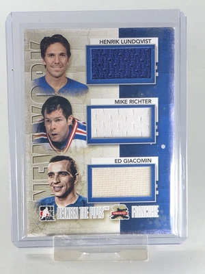 In the Game Between The Pipes NY Rangers Franchise Game Used Jerseys Lundqvist - Image 1 of 4