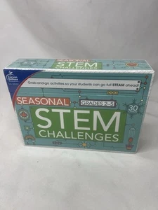 Seasonal "Stem Challenges" Grades 2-3-4-5 New Sealed Box Carson Dellosa - Picture 1 of 6