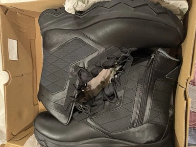 Botas tácticas Under Armour UA Stellar G2 para hombre con cremallera lateral 12,5 negras nuevas Foto 1 de 4