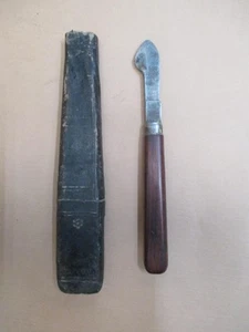 Cuchillo de borrar, cuchillo de pluma, No. 5, Inglaterra, marca desconocida, Vel?, vintage - Imagen 1 de 9