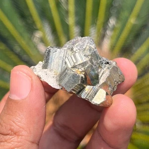 38.85 Gr Pyrite Cube From Indonesia - Pyrite Cluster Healing Stone - Picture 1 of 6